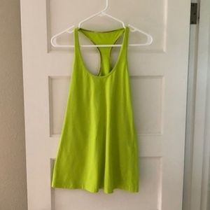 Chartruese Lululemon Racerback Tank